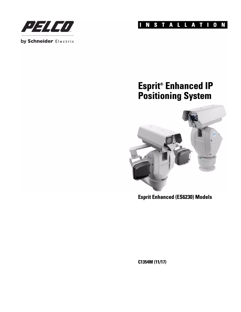 First page image of the manual for Esprit Enhanced ES6230-12-R2