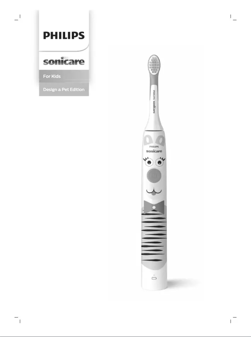 First page image of the manual for Sonicare For Kids HX3601
