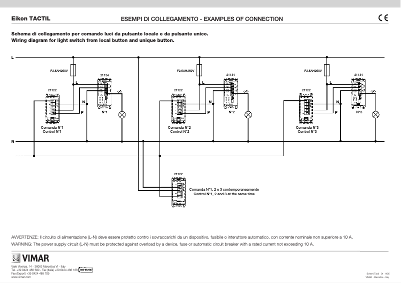 First page image of the manual for 21134