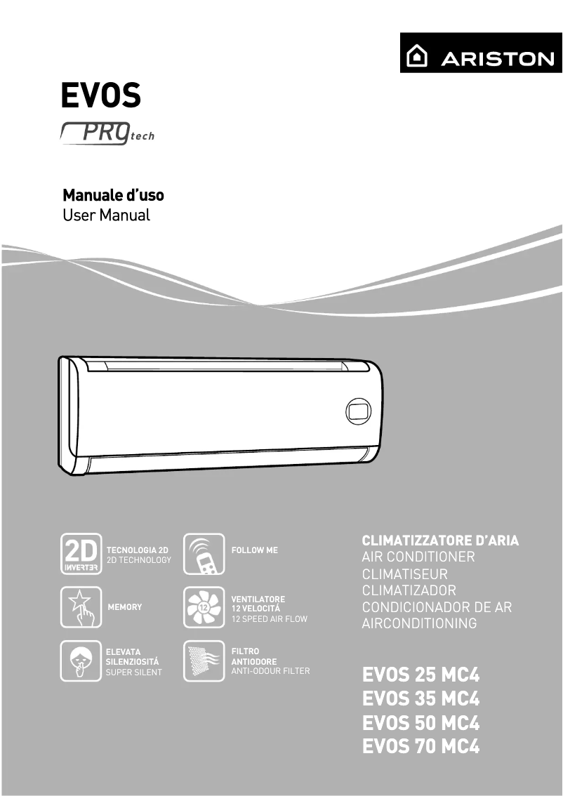 Page 1 of the manual User Manual Ariston Thermo Evos 70 MC4