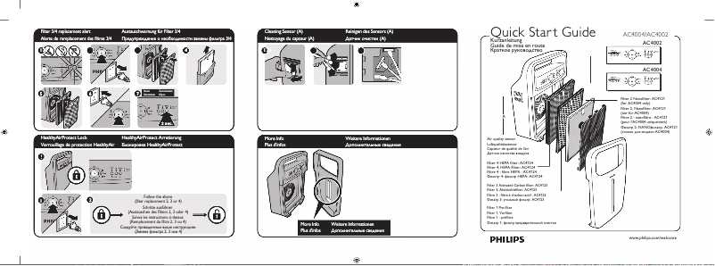 First page image of the manual for AC4004