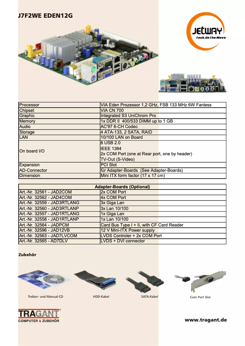 First page image of the manual for J7F2WE EDEN12G