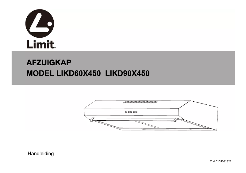 First page image of the manual for LIKD90X450