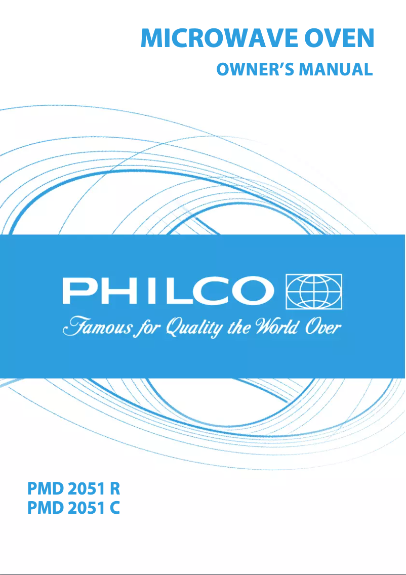 Page 1 of the manual User Manual Philco PMD 2051 C