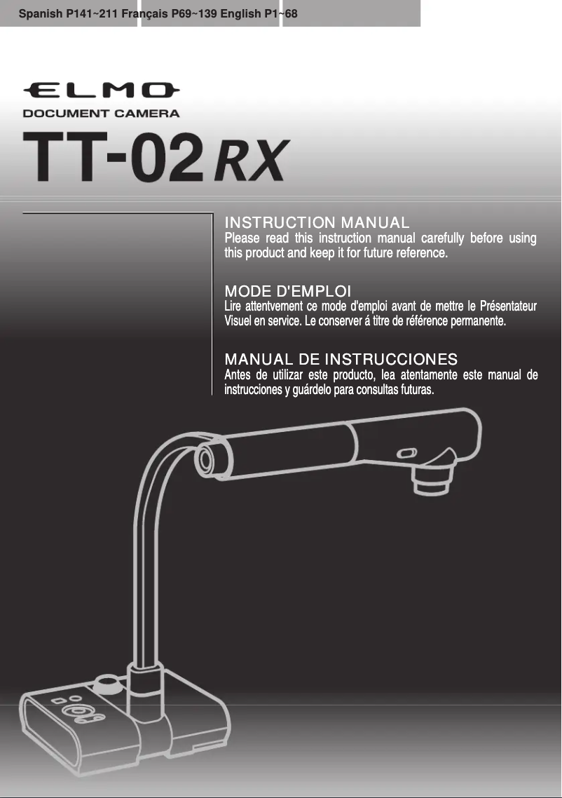 First page image of the manual for TT-02RX