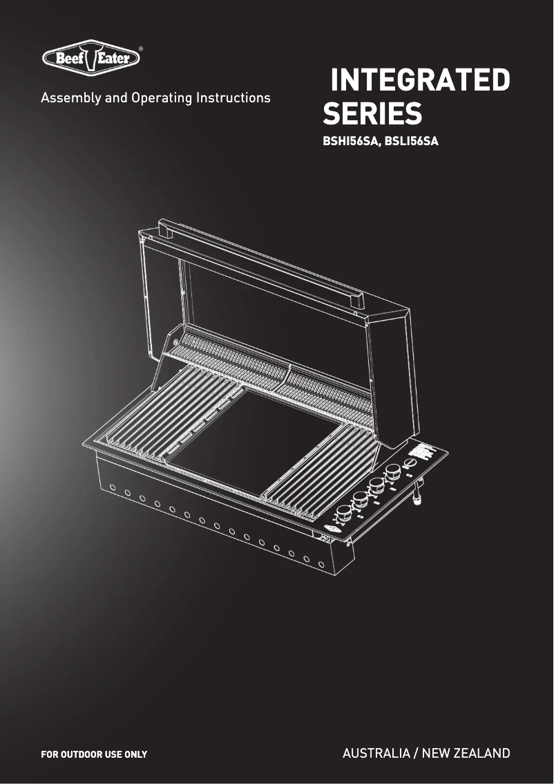 Page 1 of the manual User Manual BeefEater BSW318SA