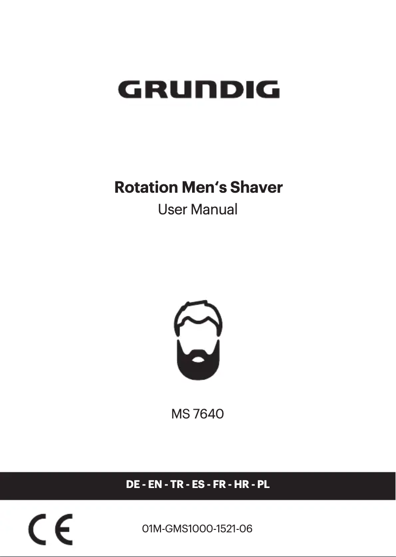 Page 1 of the manual User Manual Grundig MS 8640