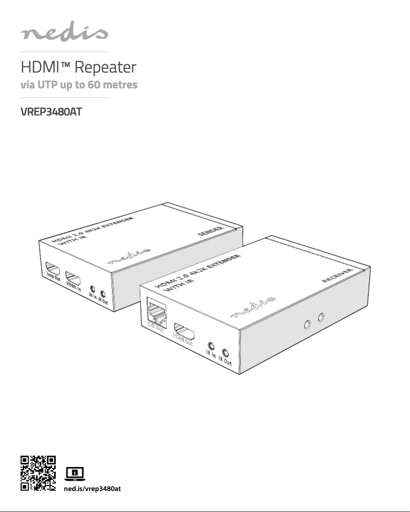 Page 1 of the manual User Manual Nedis VREP3480AT