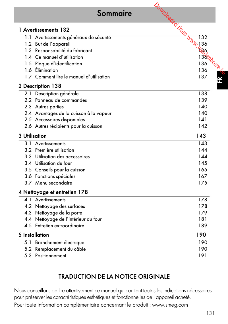 First page image of the manual for SF4102VCN
