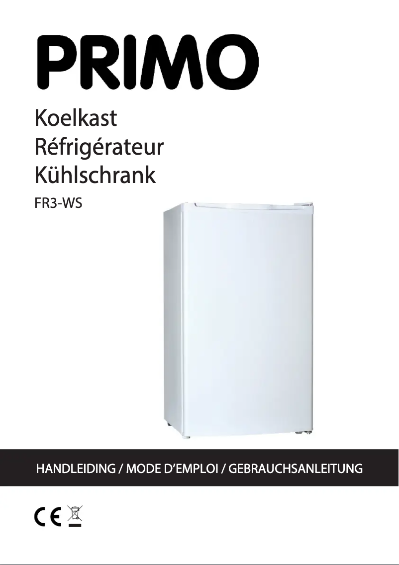 Page 1 of the manual User Manual Primo FR3-WS