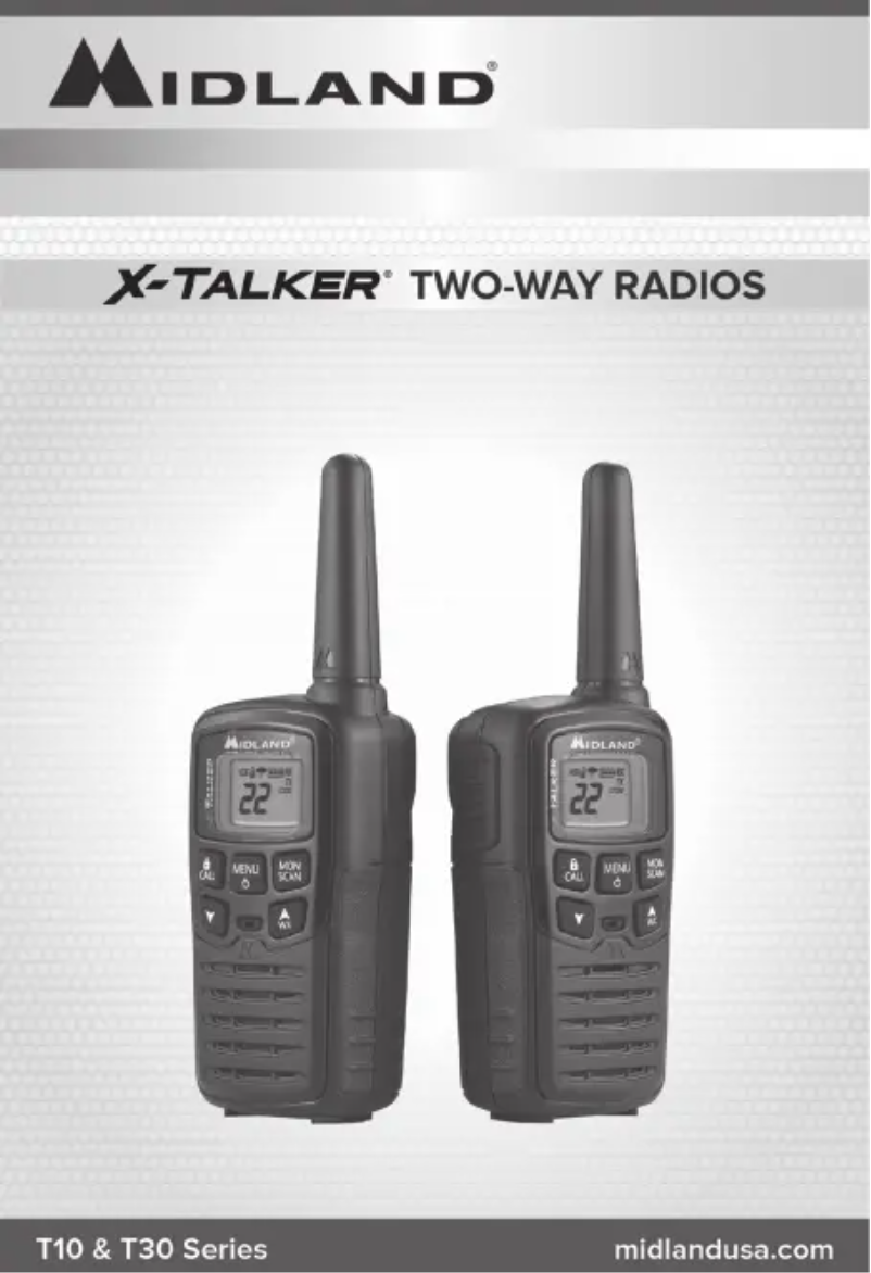 First page image of the manual for X-Talker T30
