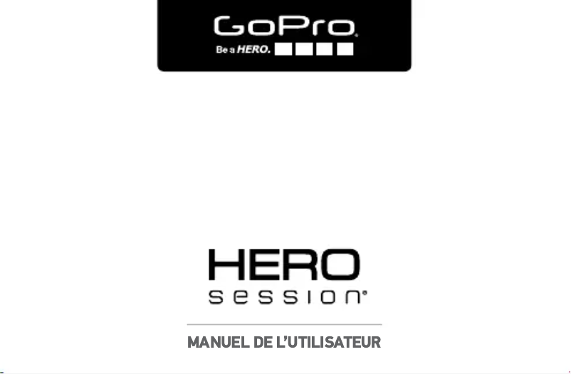 First page image of the manual for HERO 4 Session