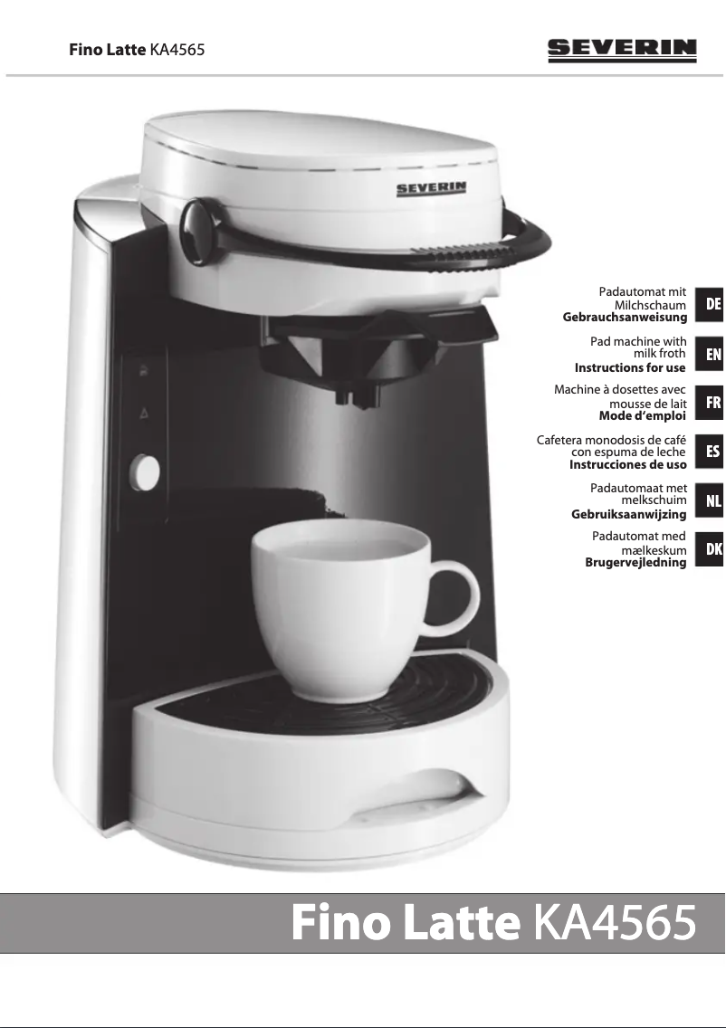 First page image of the manual for KA 4565