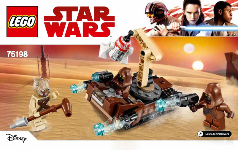 First page image of the manual for Star Wars 75198