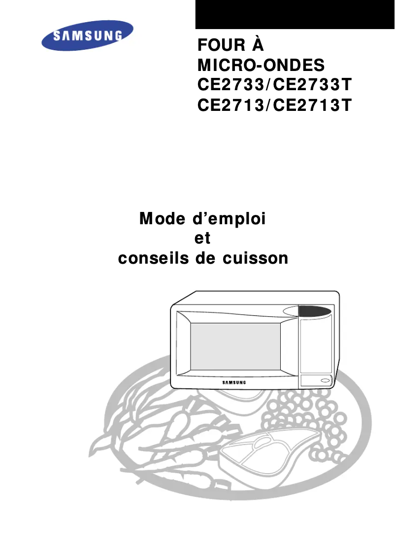 Page 1 of the manual User Manual Samsung CE2713