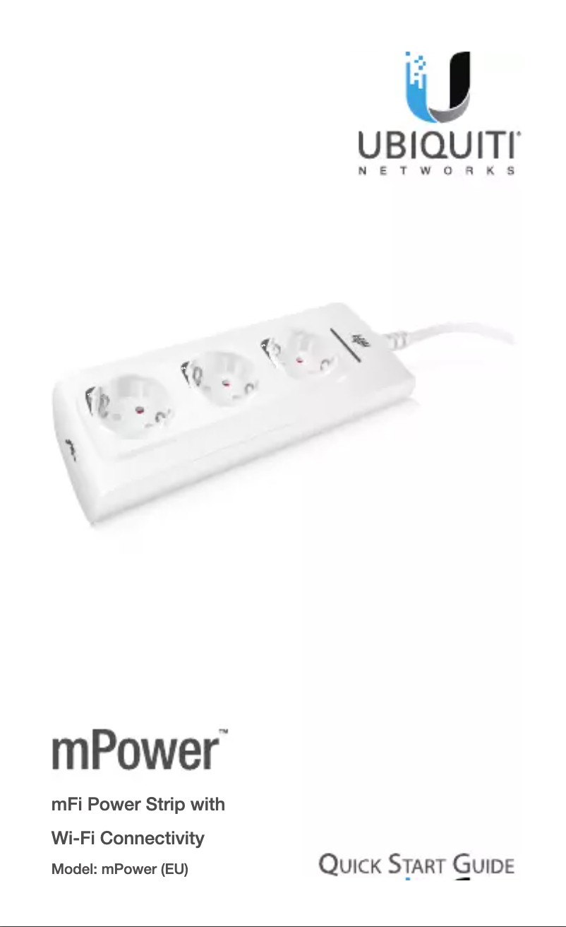 Image de la première page du manuel de l'appareil mPower