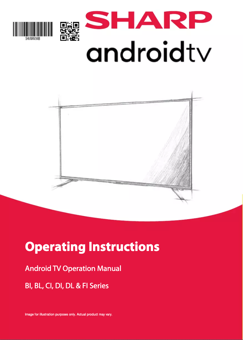 First page image of the manual for 43FN8KA