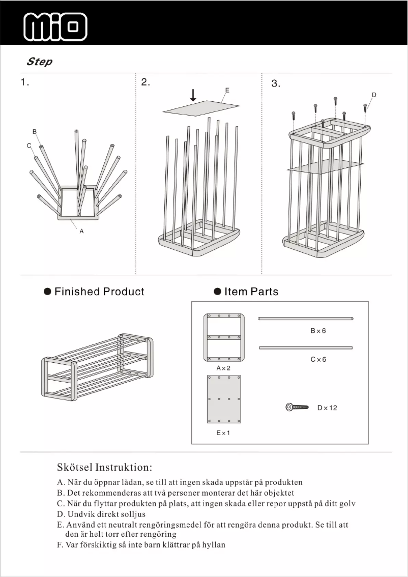 Page 1 of the manual User Manual Mio Branäs