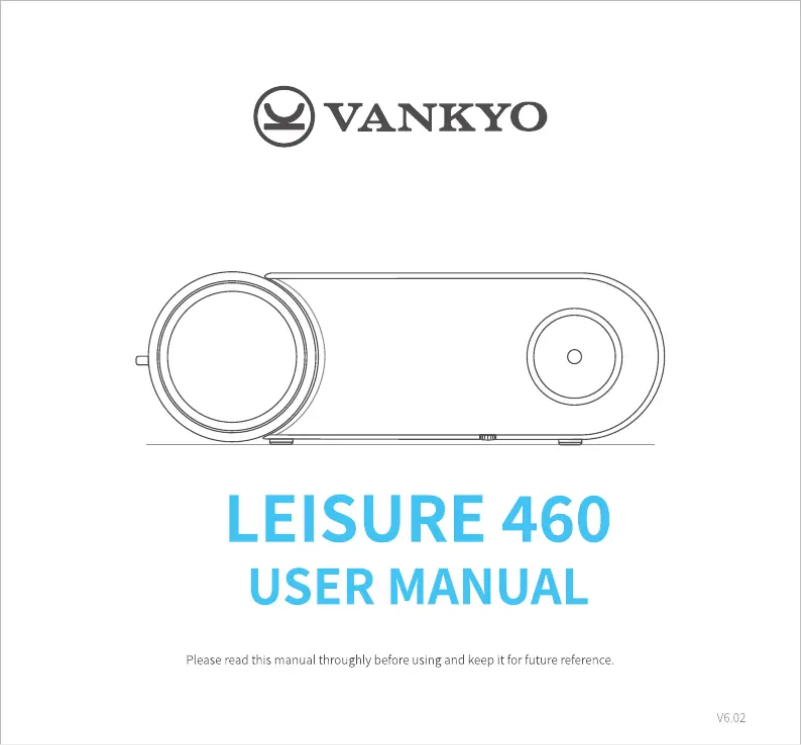 First page image of the manual for Leisure 460