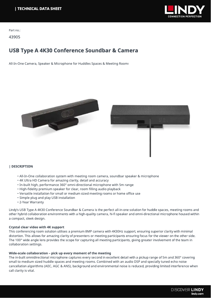 First page image of the manual for 43905