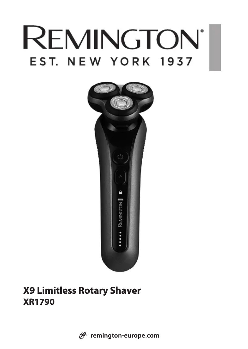 Page 1 of the manual User Manual Remington X9 Limitless XR1790