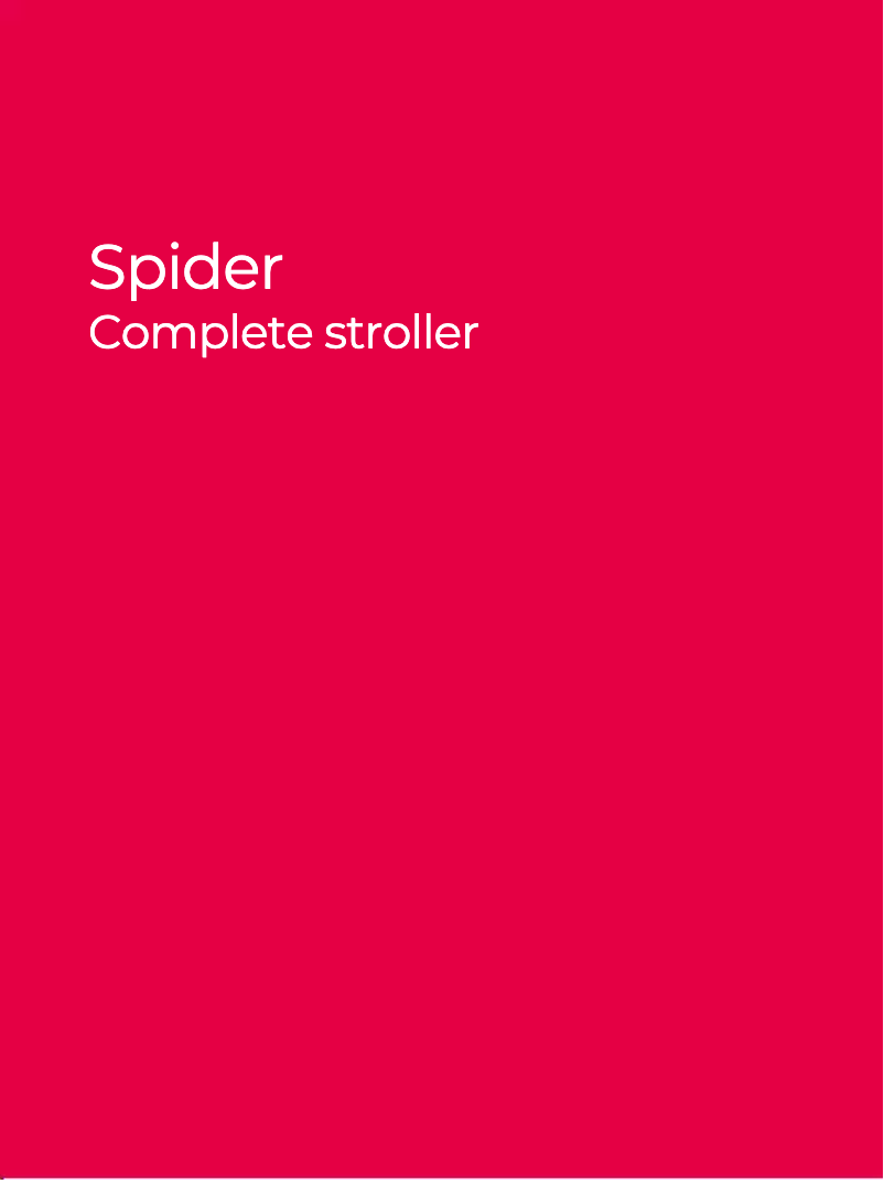 First page image of the manual for Spider