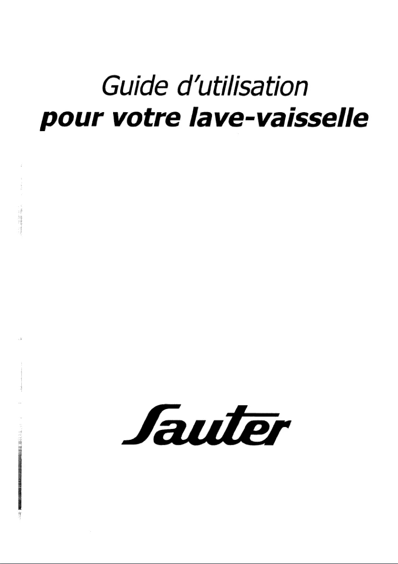 Page 1 of the manual User Manual Sauter SVI33BF1