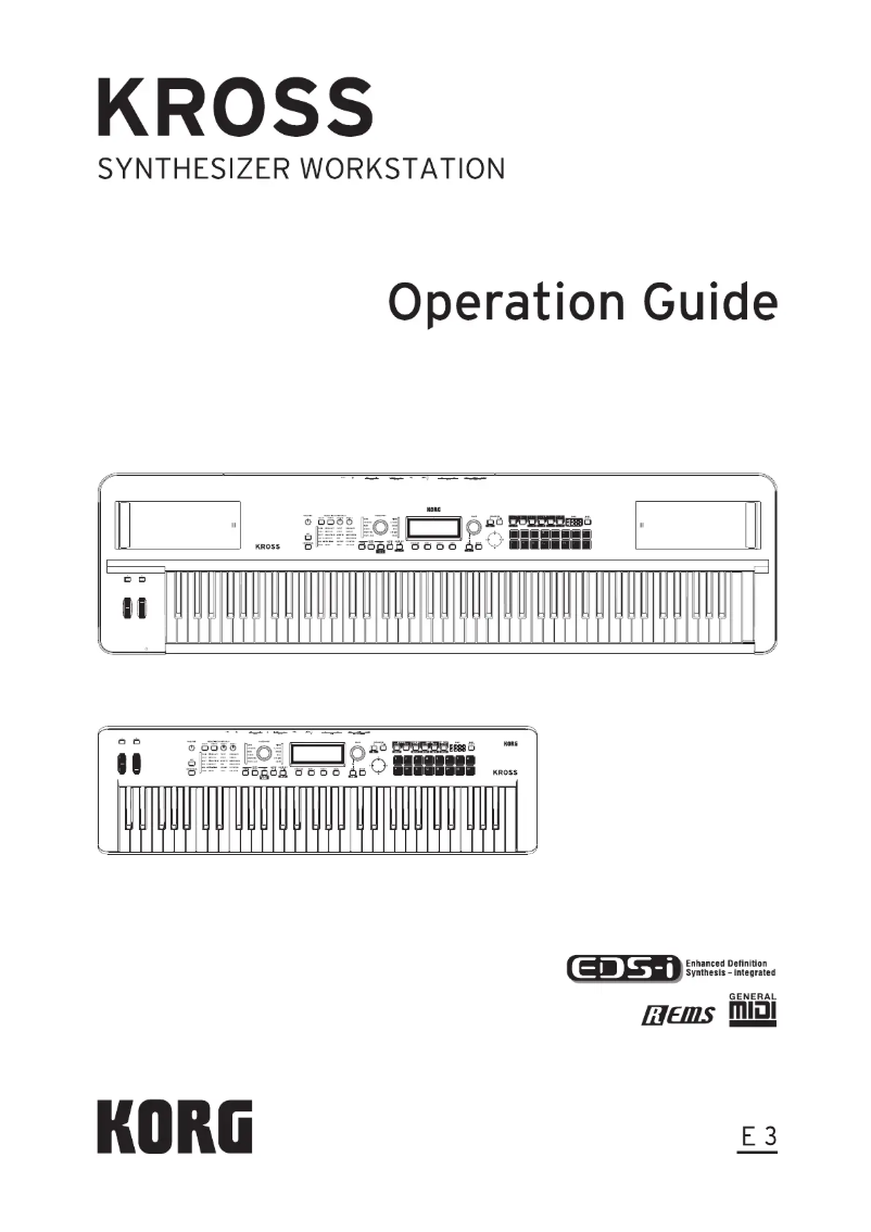 First page image of the manual for KROSS 2