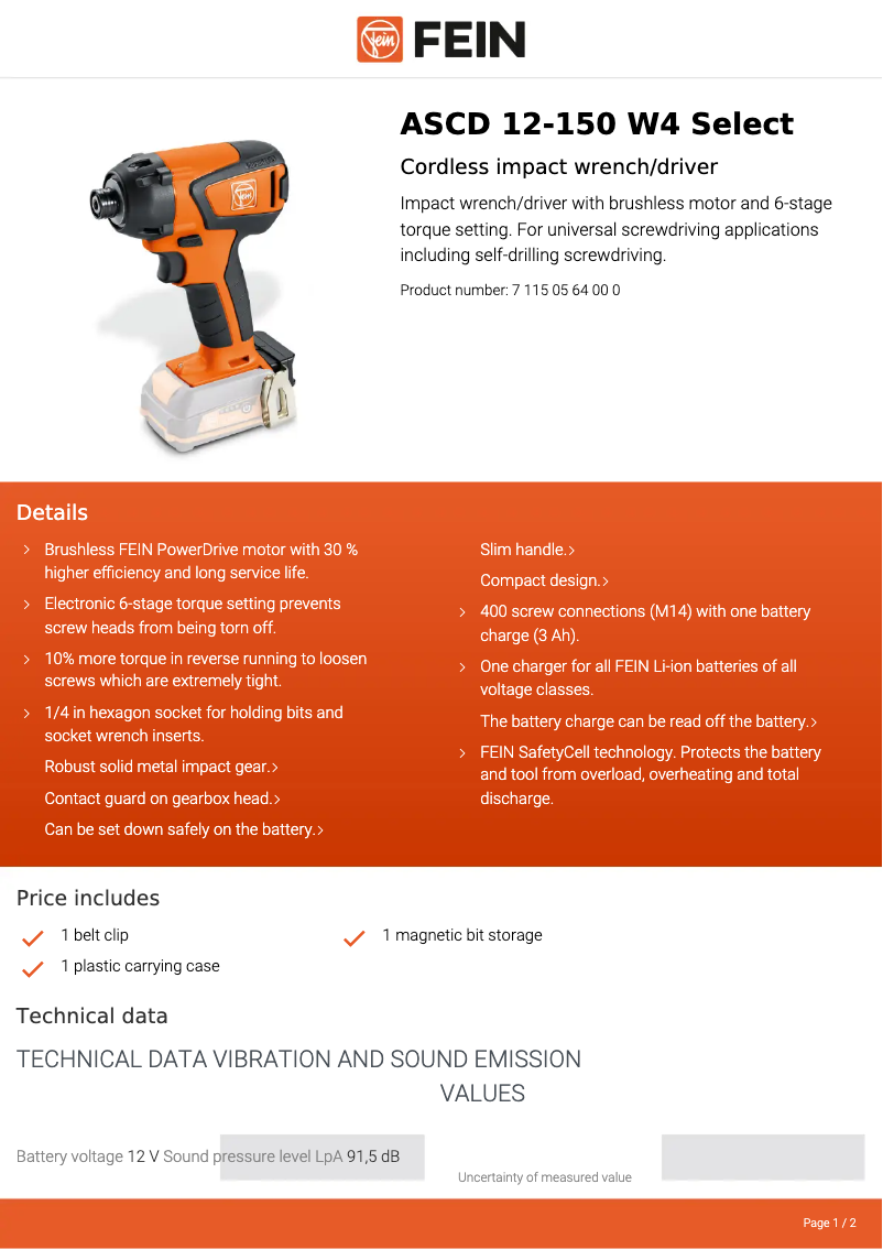 First page image of the manual for ASCD 12-150 W4 Select