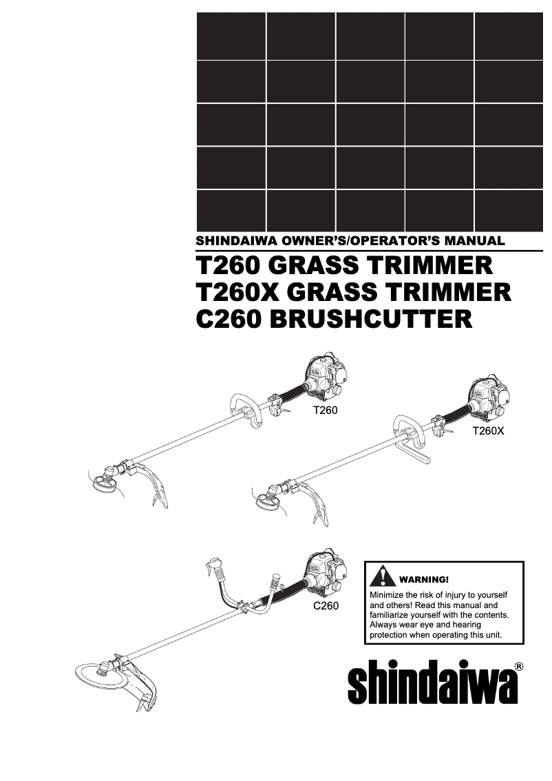 First page image of the manual for C260