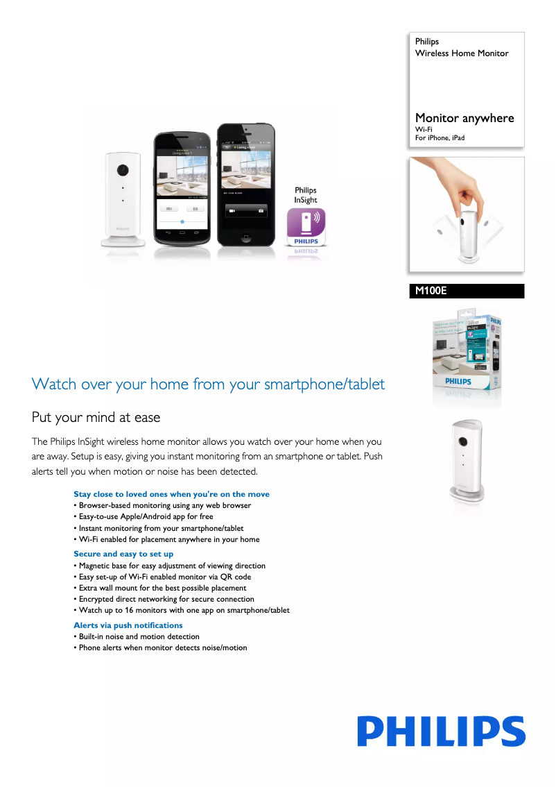 First page image of the manual for M100E