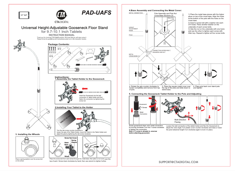 Page 1 of the manual User Manual CTA Digital AUT-UTHM