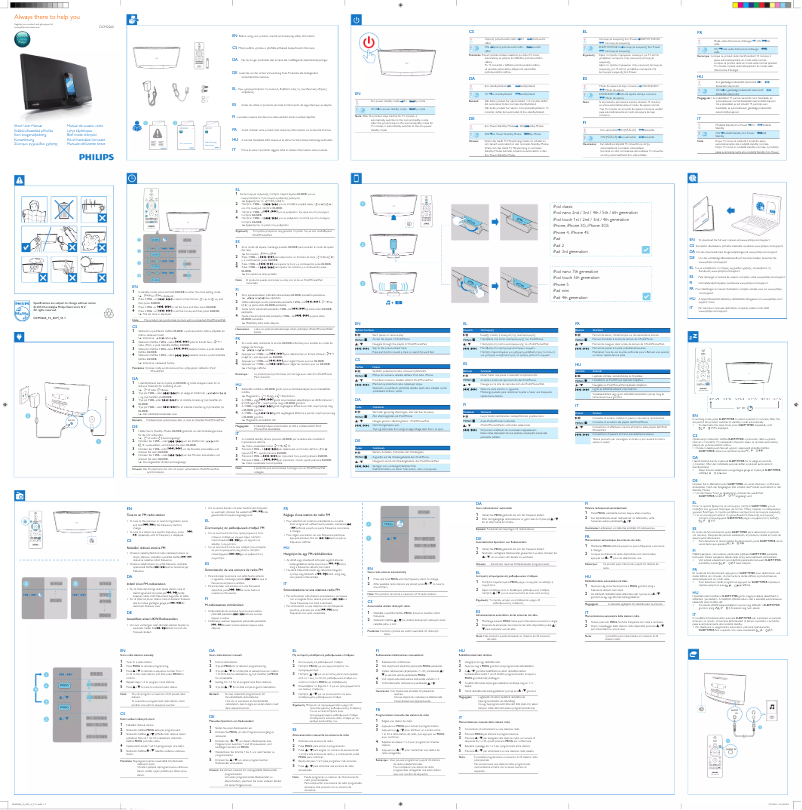First page image of the manual for DCM2260