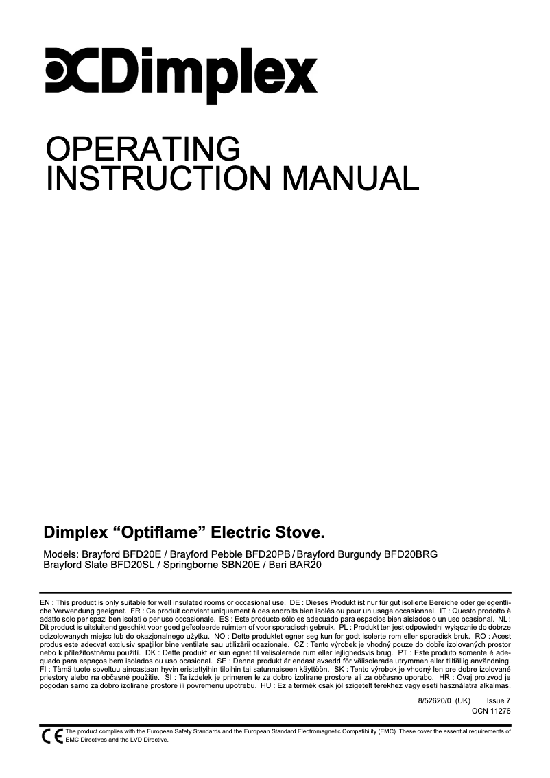 First page image of the manual for OKM20