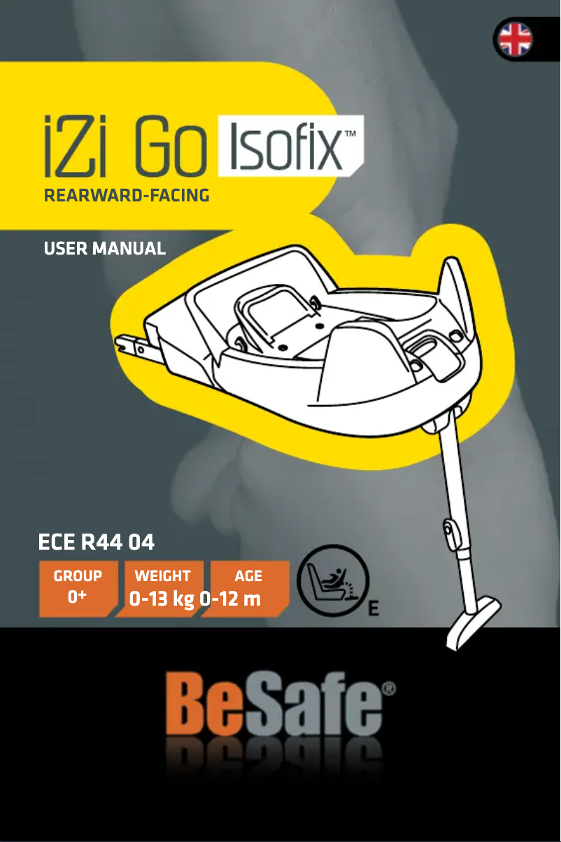 Page 1 of the manual User Manual BeSafe iZi Go X1 ISOfix