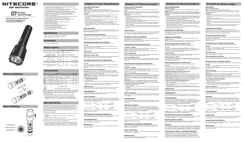 First page image of the manual for CI7