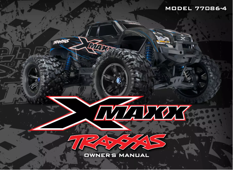 Page 1 of the manual User Manual Traxxas X-Maxx 77086-4