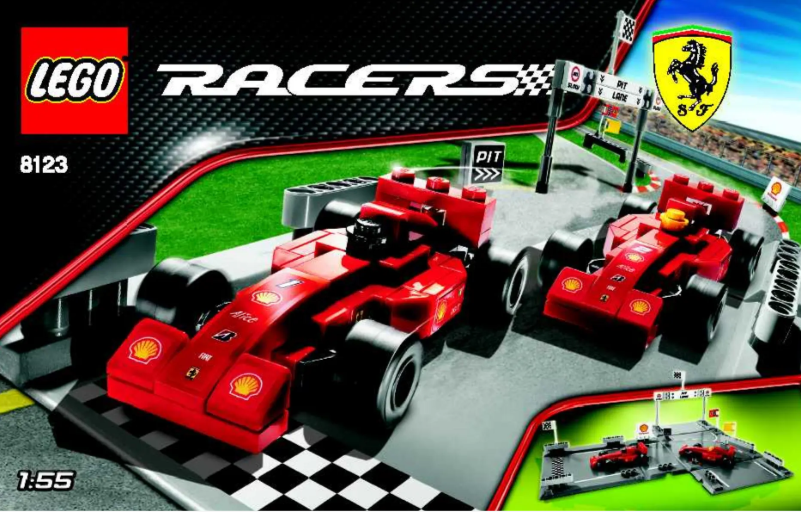 Page 1 of the manual User Manual Lego Ferrari F1 Racers