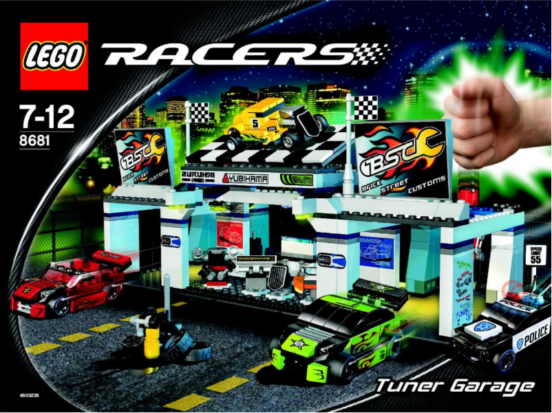 First page image of the manual for Racers 8681