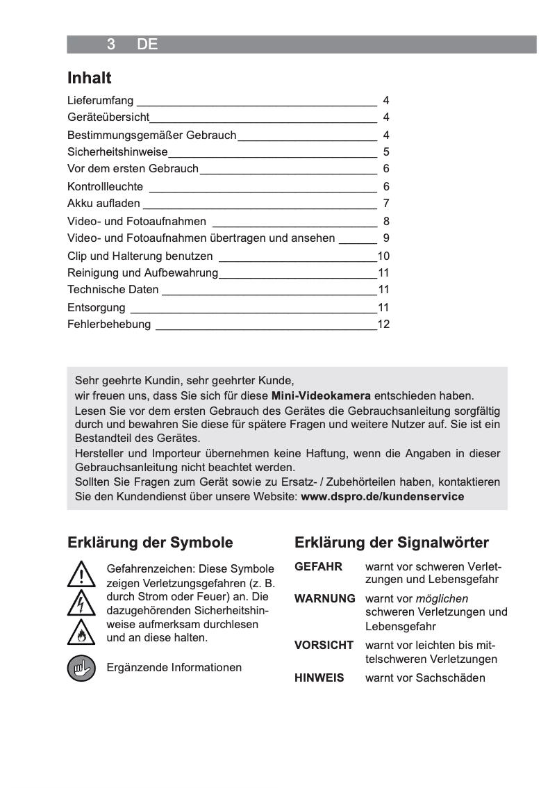 Page 1 of the manual User Manual EasyMaxx 04809