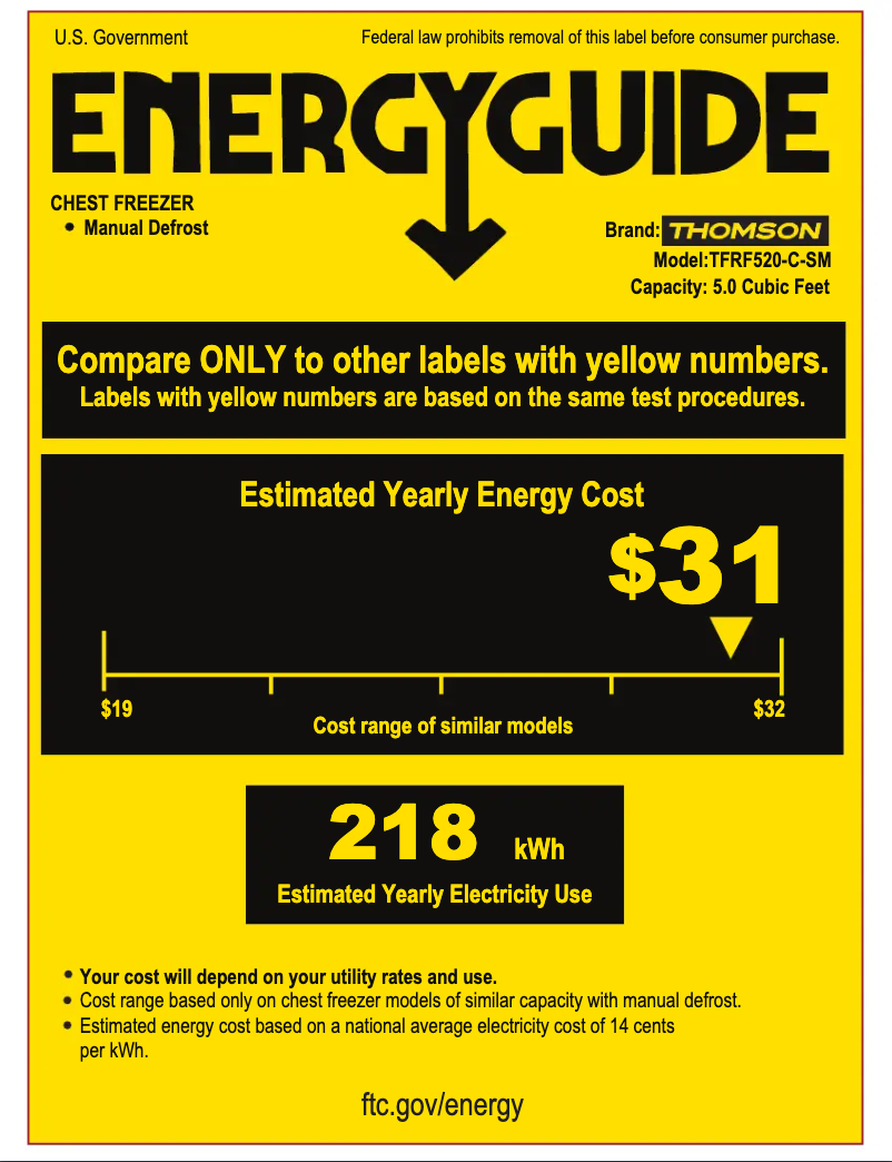 First page image of the manual for TFRF520-C-SM