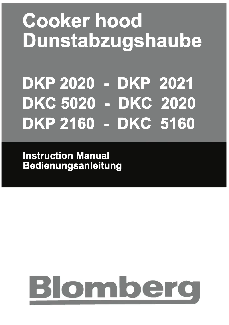 First page image of the manual for DKC 5160