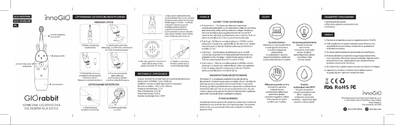 First page image of the manual for Rabbit GIO-455