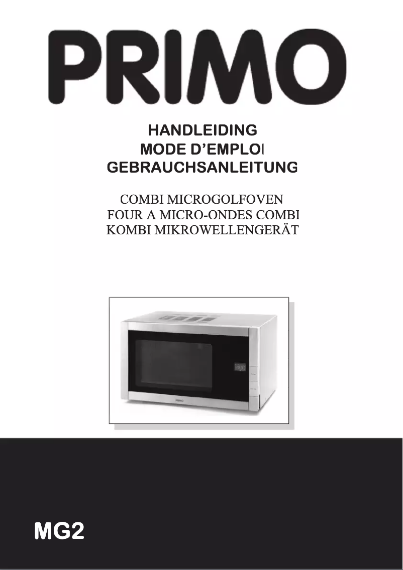 Page 1 of the manual User Manual Primo MG2