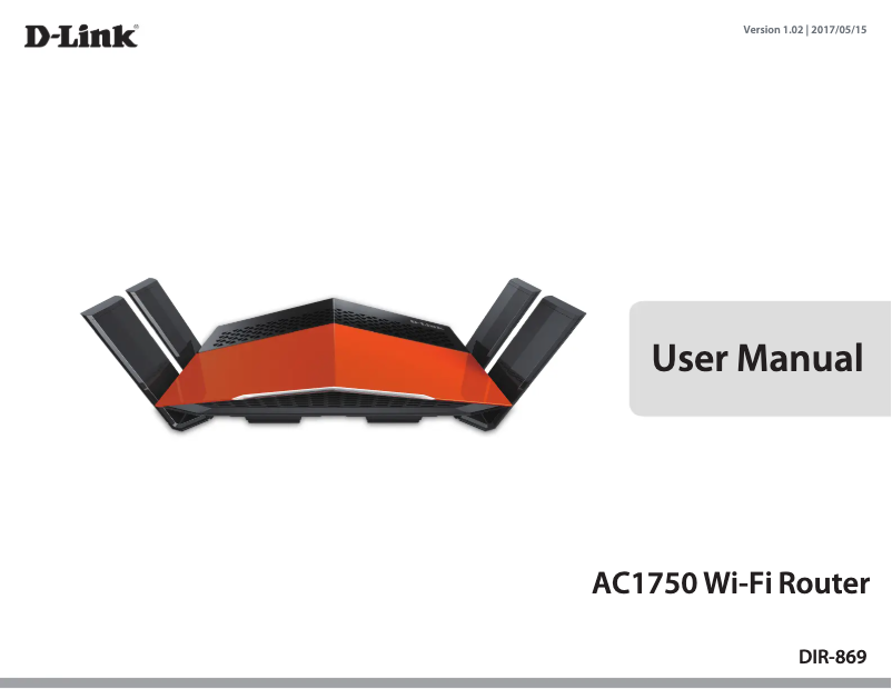 Page 1 of the manual User Manual D-Link DIR-869