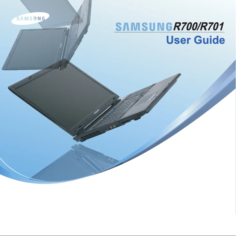 Page 1 of the manual User Manual Samsung NP-R700