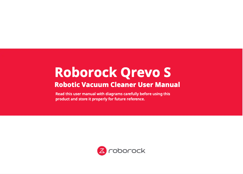 Page 1 of the manual User Manual Roborock Q Revo S