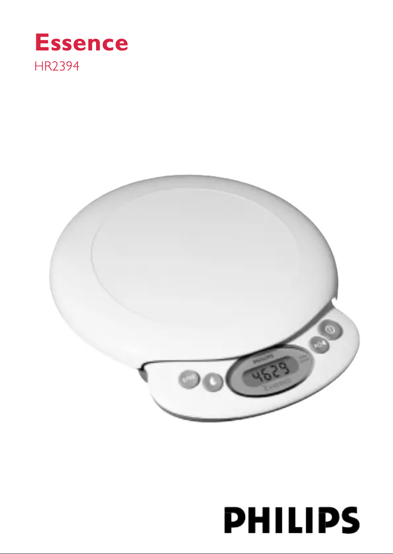 First page image of the manual for HR2394