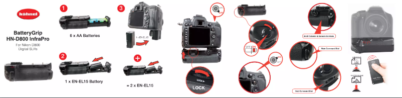 Page 1 de la notice Manuel utilisateur Hähnel HN-D800