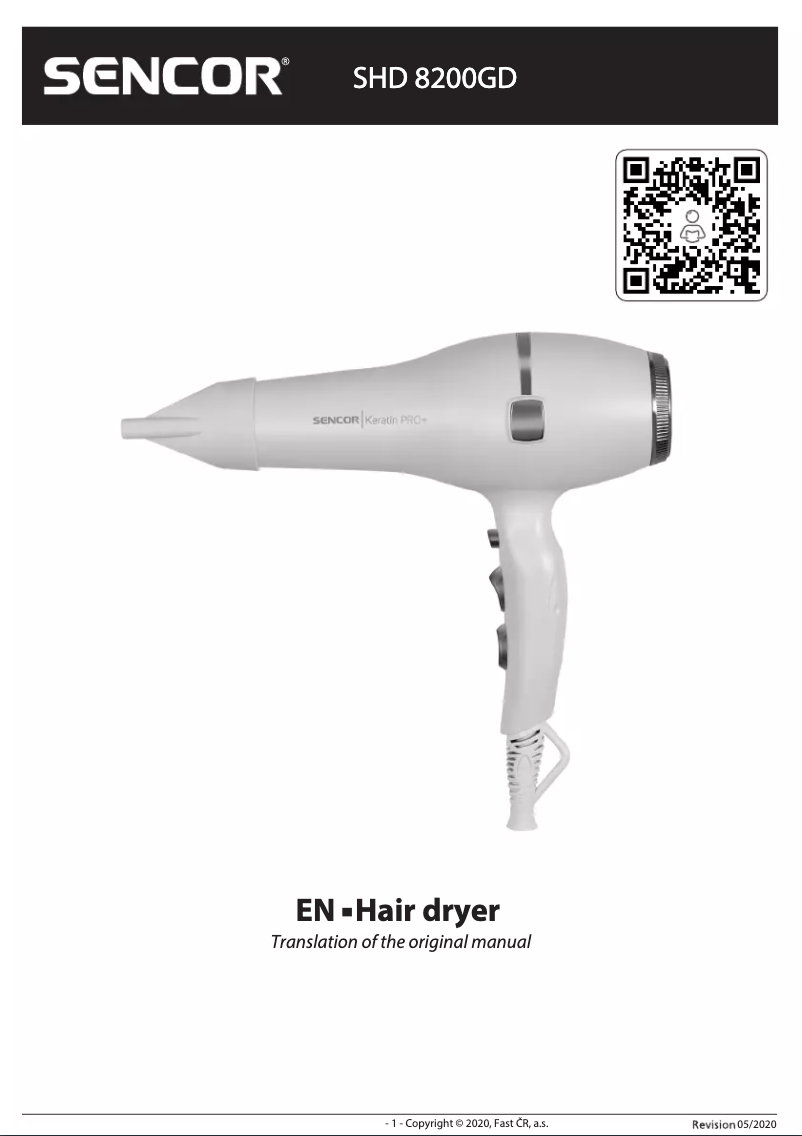 First page image of the manual for SHD 8200GD